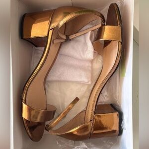 Brand New in Box Schutz Chime Copper Platform Heel - 10
